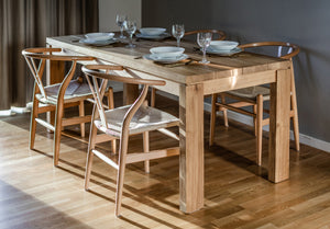 about fine crystals and oak tables